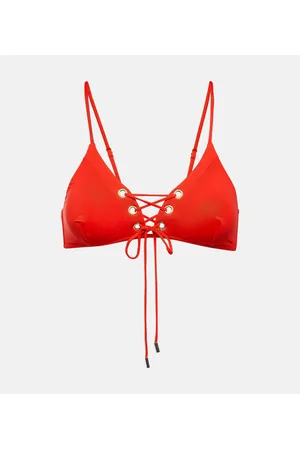 Melissa Odabash Marrakech lace-up bikini top