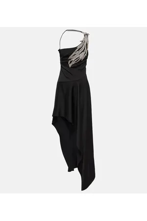 Stella McCartney Embellished halterneck mdi dress