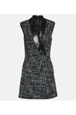 Rebecca Vallance Jacques embellished tweed minidress