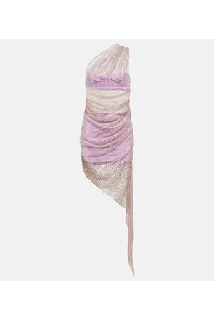 GIUSEPPE DI MORABITO Embellished mesh midi dress
