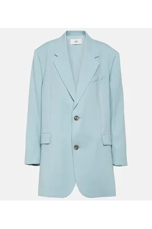 Ami Single-breasted virgin wool blazer
