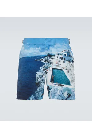 Orlebar Brown Bulldog printed swim trunks
