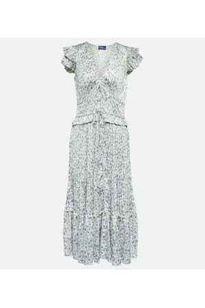 Ralph Lauren Floral satin midi dress