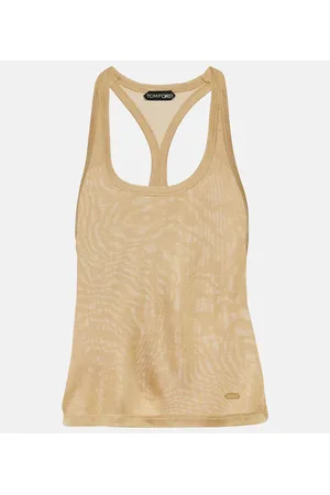 Tom Ford Micro-Rib silk jersey tank top