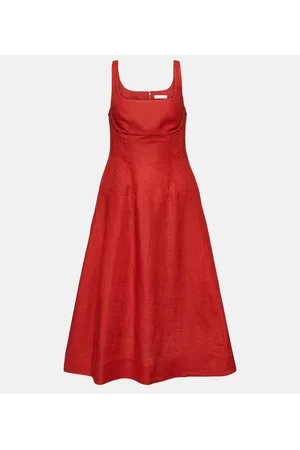 Chloé ChloÃ© Linen midi dress