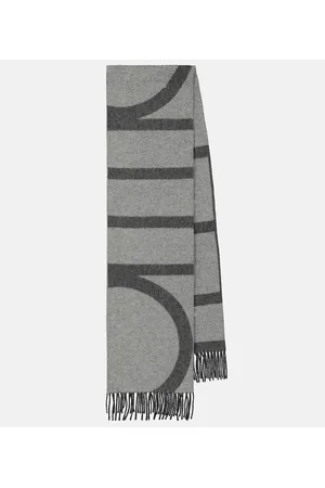 Totême Striped wool scarf