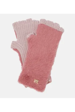 Max Mara Manny teddy fingerless gloves