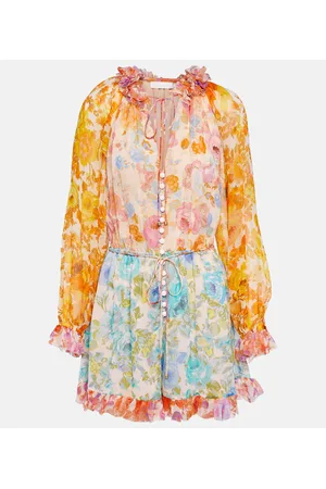 ZIMMERMANN Raie floral playsuit