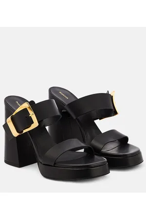 Proenza Schouler Buckle Slide leather platform mules