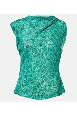 Isabel Marant Samia silk-blend top