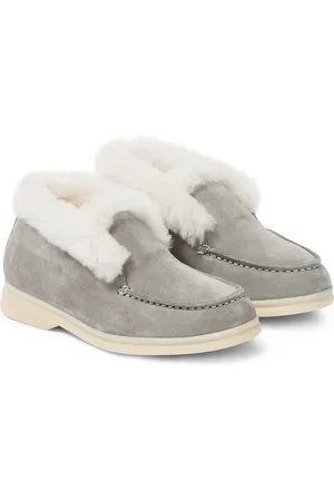 Loro Piana Open Walk suede ankle boots
