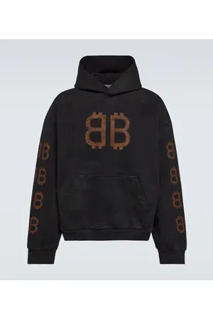 Balenciaga Crypto cotton jersey hoodie