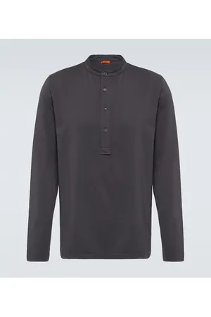 BARENA Cotton Henley shirt