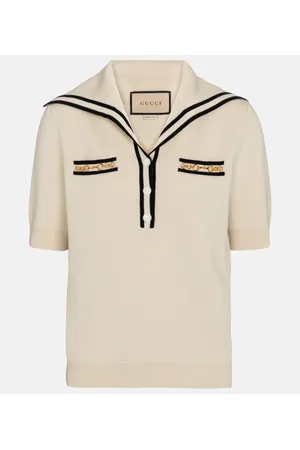 Gucci Embellished wool top