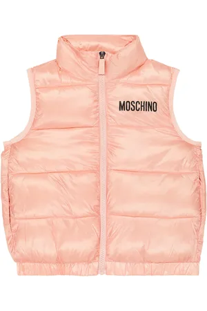 Moschino Logo puffer vest