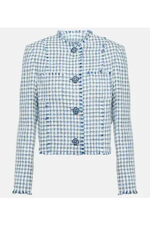 Etro Checked bouclÃ© jacket