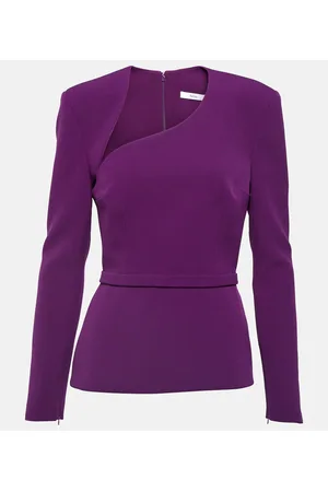 Safiyaa Cutout crÃªpe top