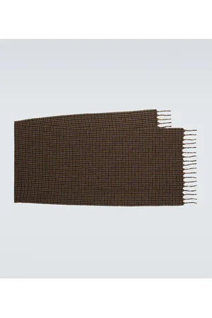 Loro Piana Houndstooth cashmere scarf