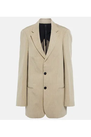 PETAR PETROV Isaac striped cotton-blend blazer