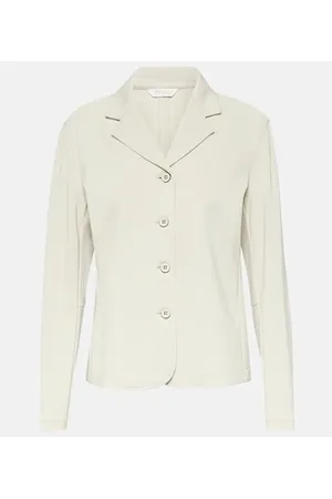 Max Mara Duomo single-breasted jersey blazer
