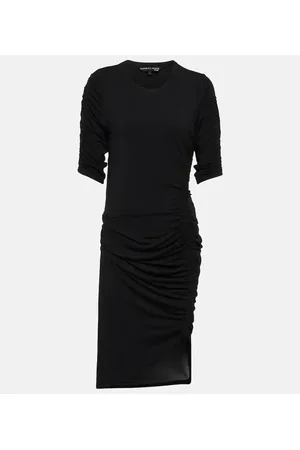 VERONICA BEARD Lockwood ruched jersey minidress