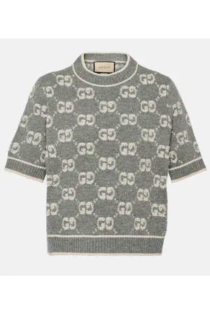 Gucci GG jacquard wool top