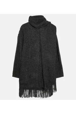 Marant Etoile Faty wool-blend scarf coat