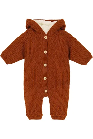Louise Misha Baby David hooded onesie