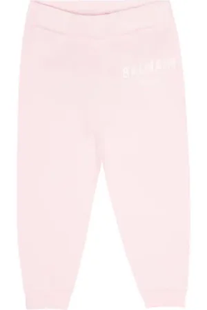 Balmain Baby logo cotton sweatpants