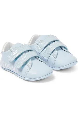 VERSACE Baby logo leather sneaker