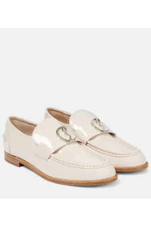 Christian Louboutin CL Moc patent leather loafers