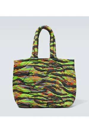 ERL Camouflage quilted tote bag