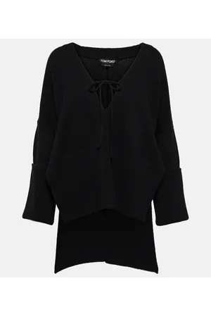 Tom Ford Off-shoulder cashmere and cotton sweater