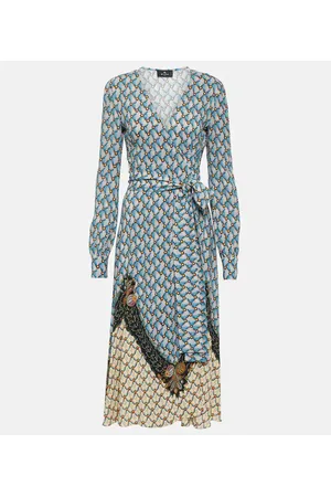 Etro Floral sablÃ© midi dress