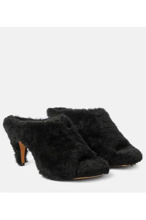 Khaite Marion shearling mules