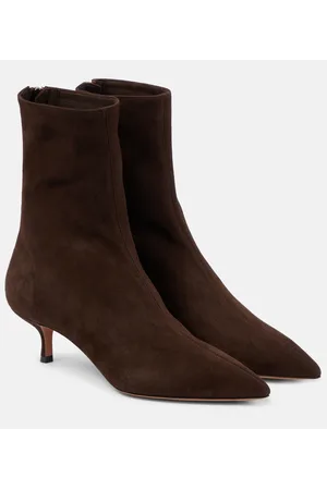 Aquazzura Montmartre 50 suede ankle boots