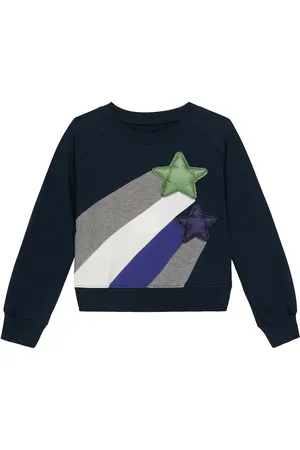 Il gufo AppliquÃ© cotton-blend sweatshirt