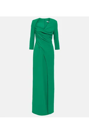 Safiyaa Ayanna crÃªpe gown