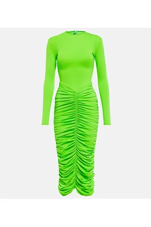 ALEX PERRY Presley ruched midi dress