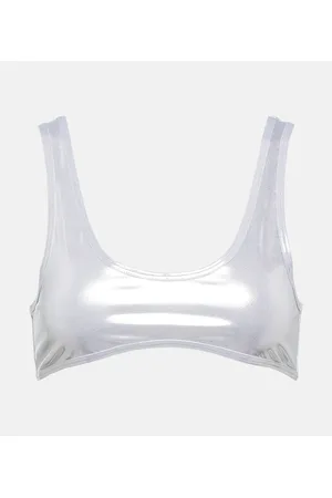 Reina Olga Coolio lamÃ© bikini top