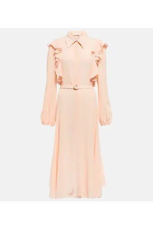 Chloé ChloÃ© Ruffled silk shirt dress