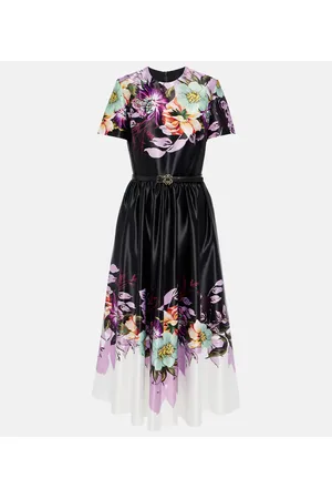 Elie saab Floral midi dress