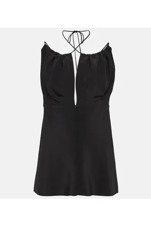 Totême Halterneck silk top