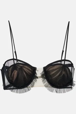 Nensi Dojaka Exploding Flower tulle bra