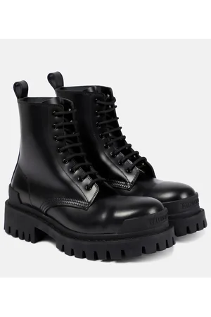 Balenciaga Strike leather ankle boots