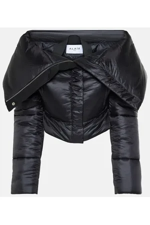 Alaïa AlaÃ¯a Cropped puffer jacket