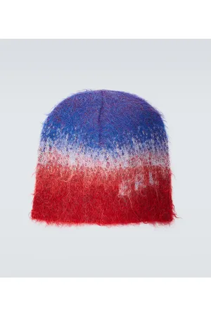 ERL Striped mohair and wool-blend beanie