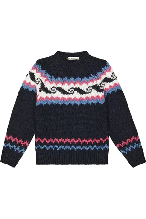 The New Society Andy jacquard wool-blend sweater
