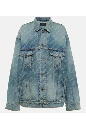 Balenciaga Logo denim jacket