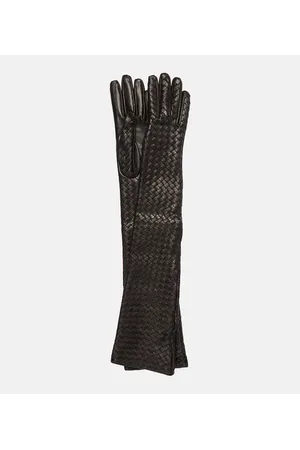 Bottega Veneta Intrecciato leather gloves